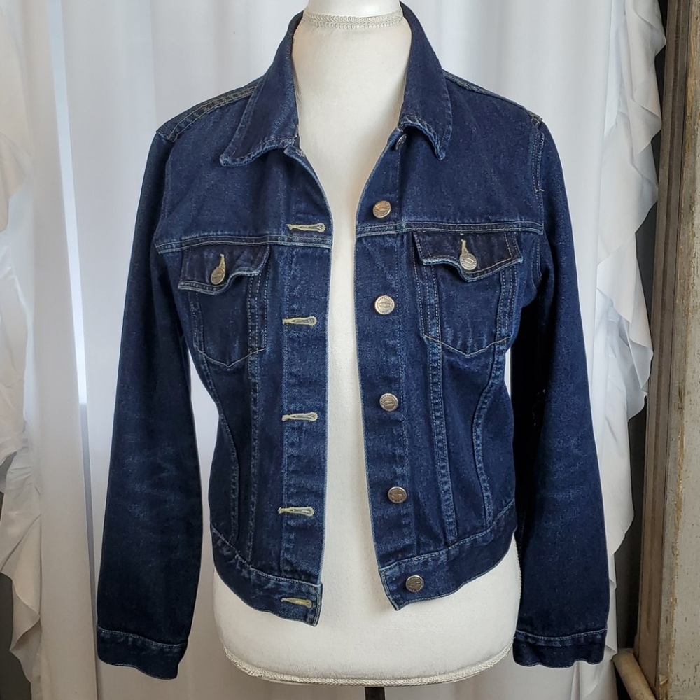 Denim Jean Jacket in a size Medium